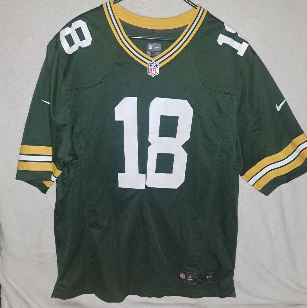 Nike Green Bay Packers Jersey  - Cobb 18 Mens XL